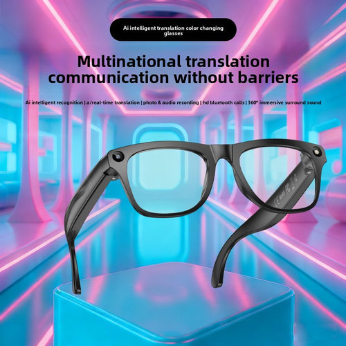 AI Smart Glasses M65 Photochromic - Front frame design