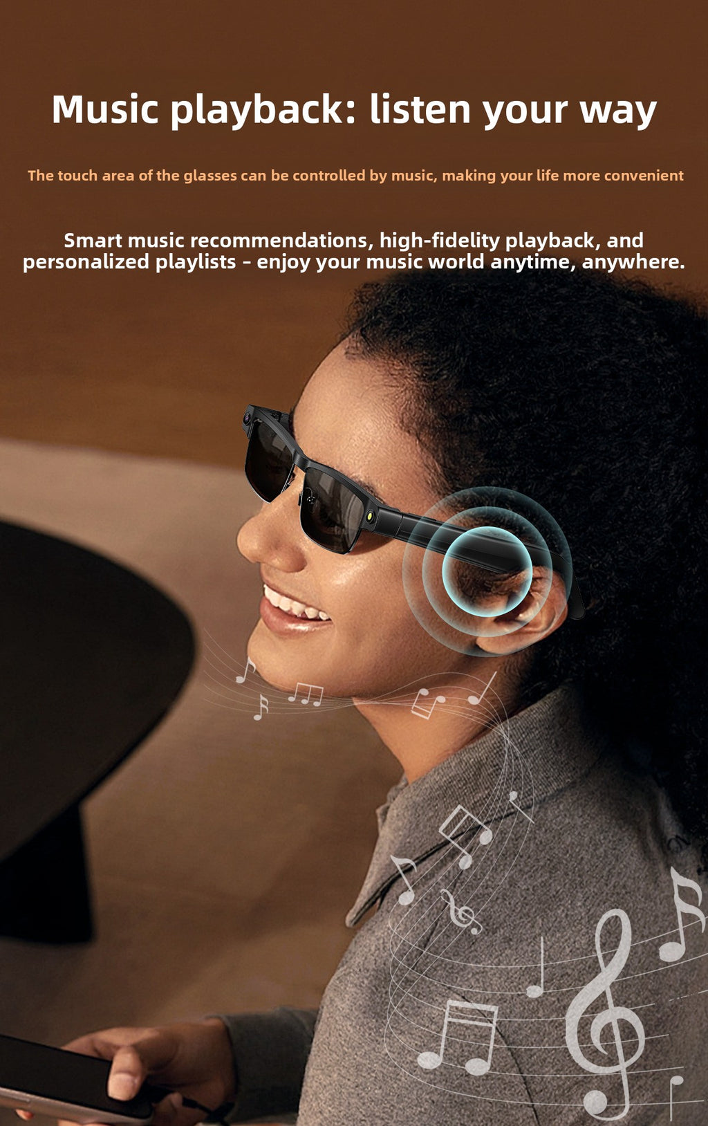 Bluetooth Eyewear Camera AI Translation - Package box unboxing