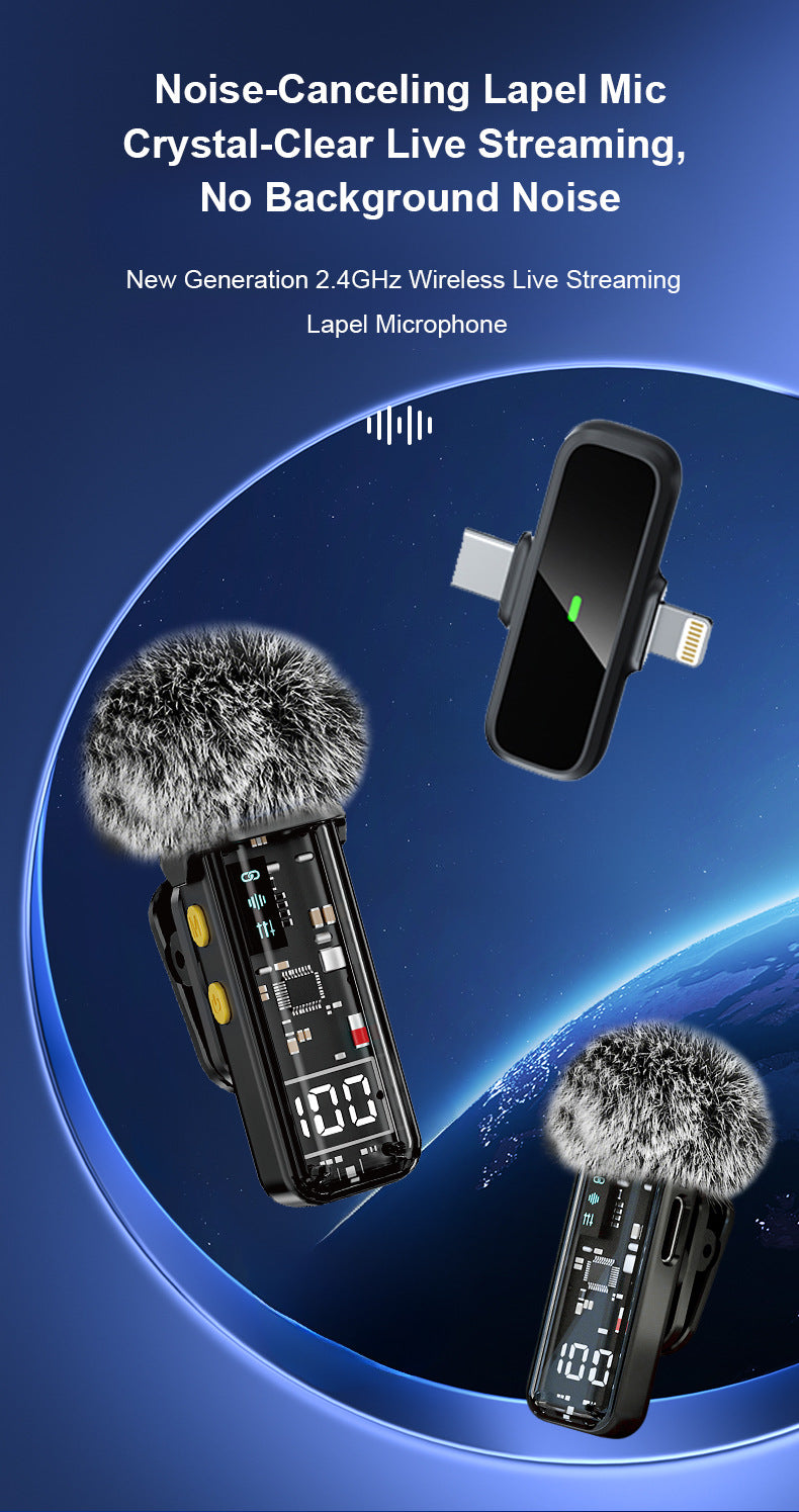 Wireless Lavalier Microphone SE66 - Windshield furry cover
