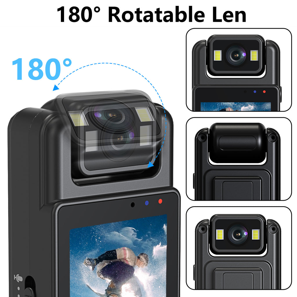 4K Portable Digital Camcorder - With accessories and cables