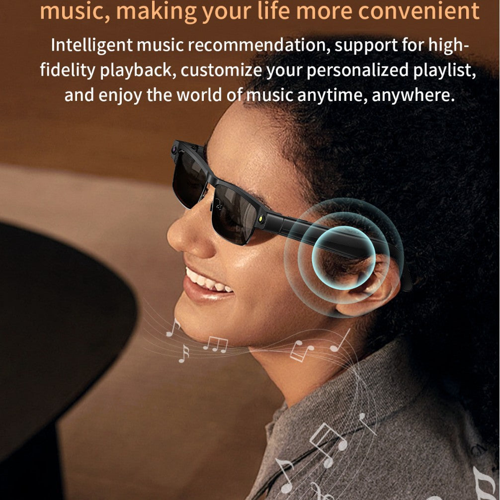 Bluetooth Eyewear Camera AI Translation - Nose bridge detail