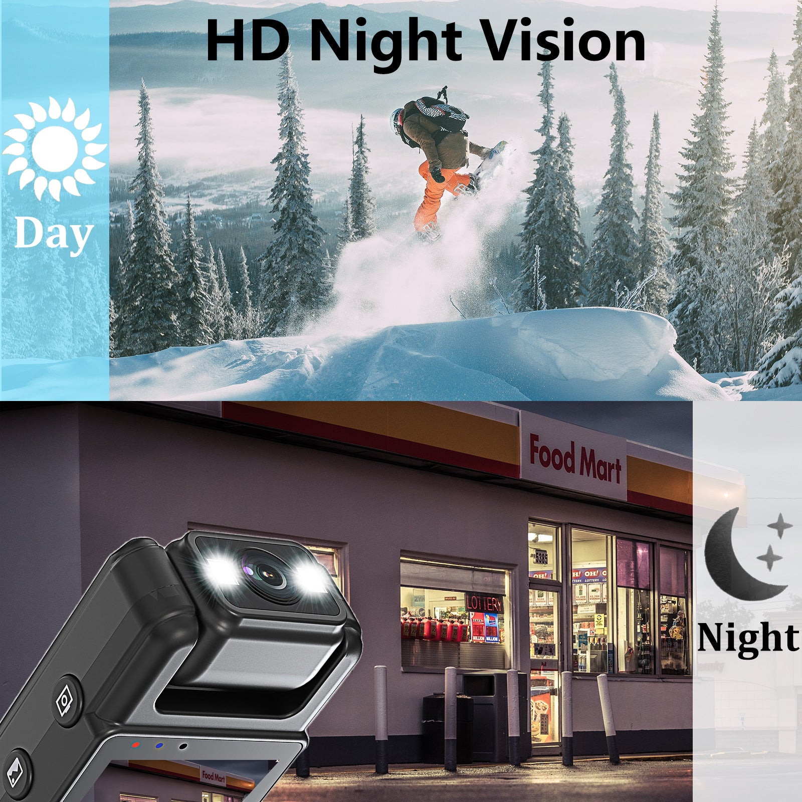 4K Portable Digital Camcorder - Outdoor shooting scene