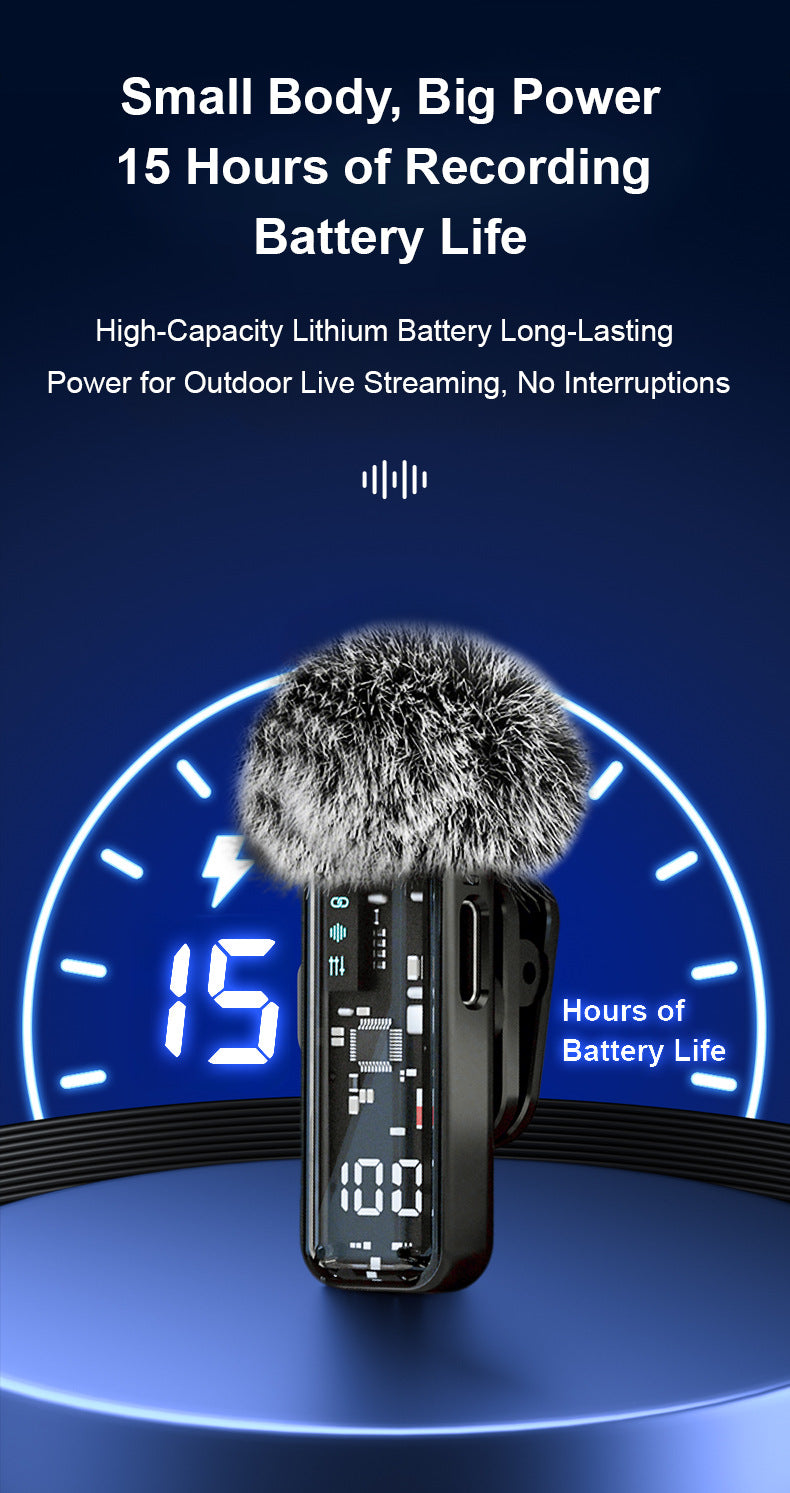 Wireless Lavalier Microphone SE66 - Indoor studio lighting