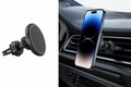 MagSafe Magnetic Car Phone Mount with 360-degree rotation on dashboard vent