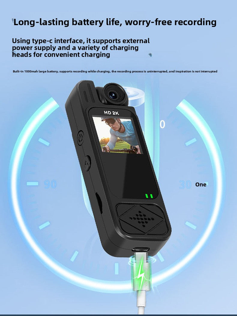 Cycling Chest Mount Camera 1080P - Water resistant rating